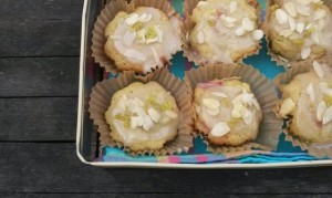 muffin rhubarbe-fraise