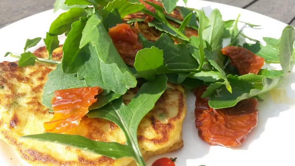 pancake salé du printemps