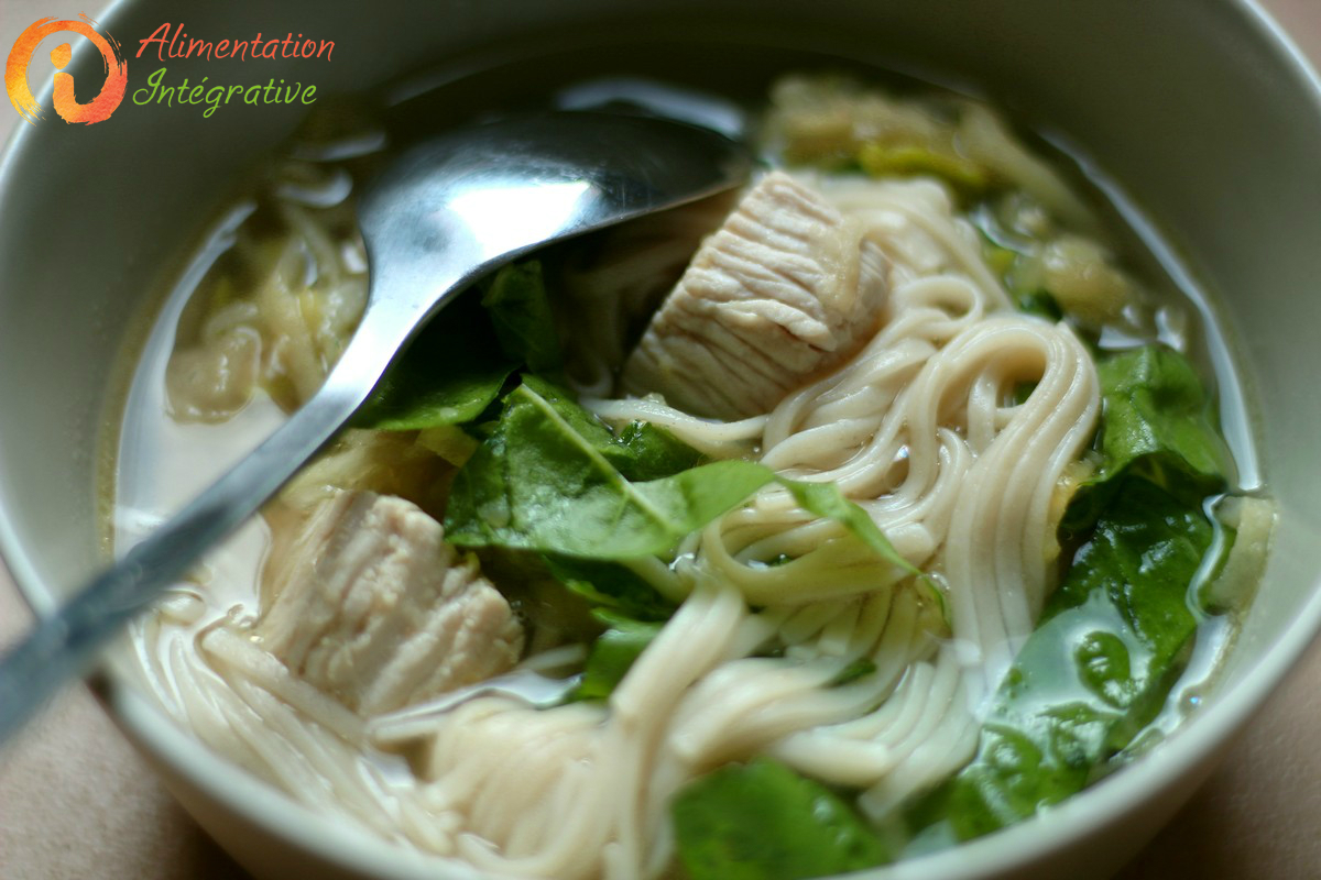 soupe avec reste wok