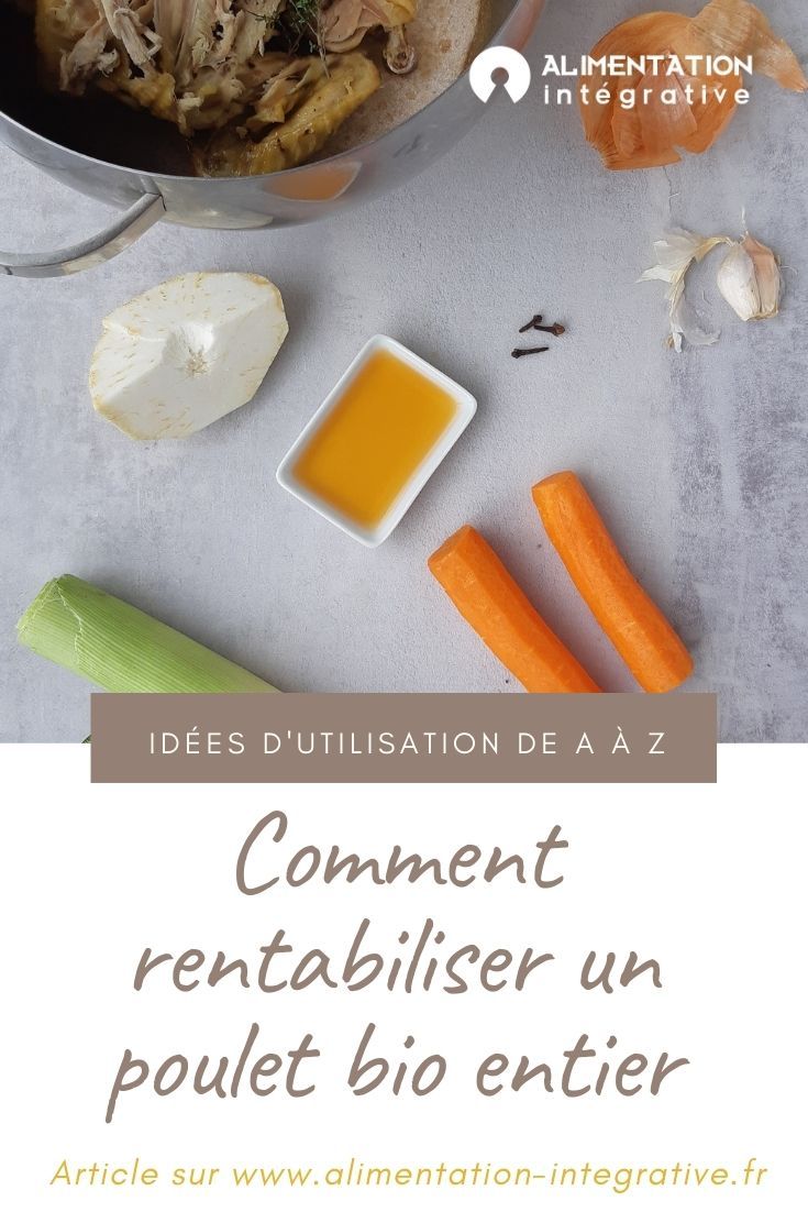 Comment rentabiliser un poulet bio entier ?