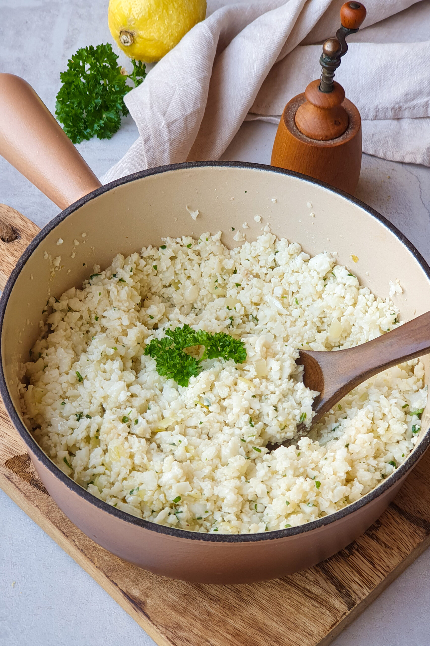 Riz paléo au chou-fleur