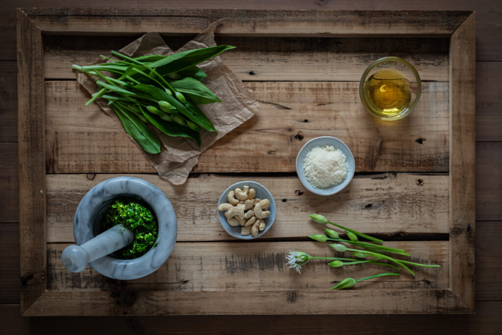 Pesto de l'ail des ours