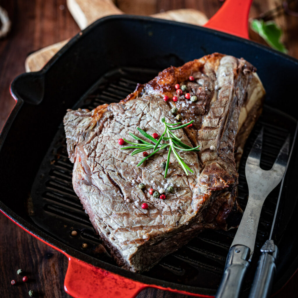 Côte de boeuf au four