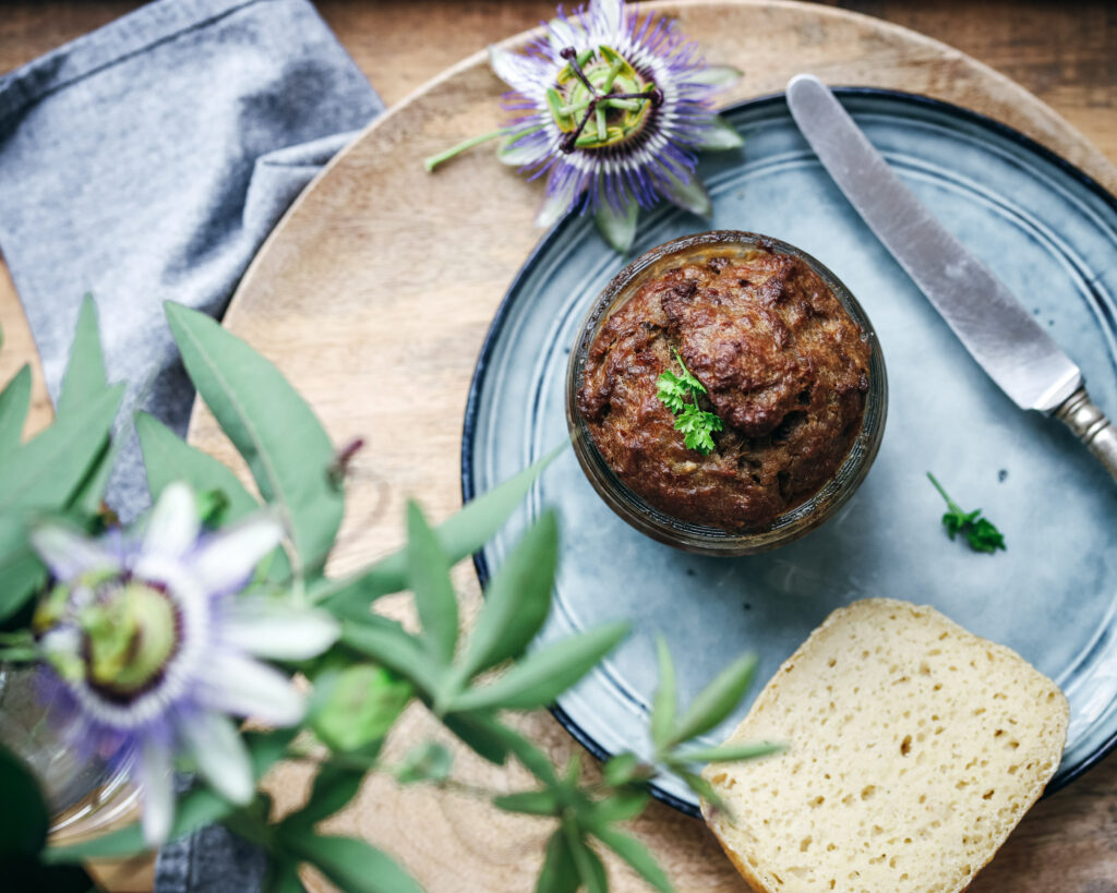 Terrine de campagne en bocaux