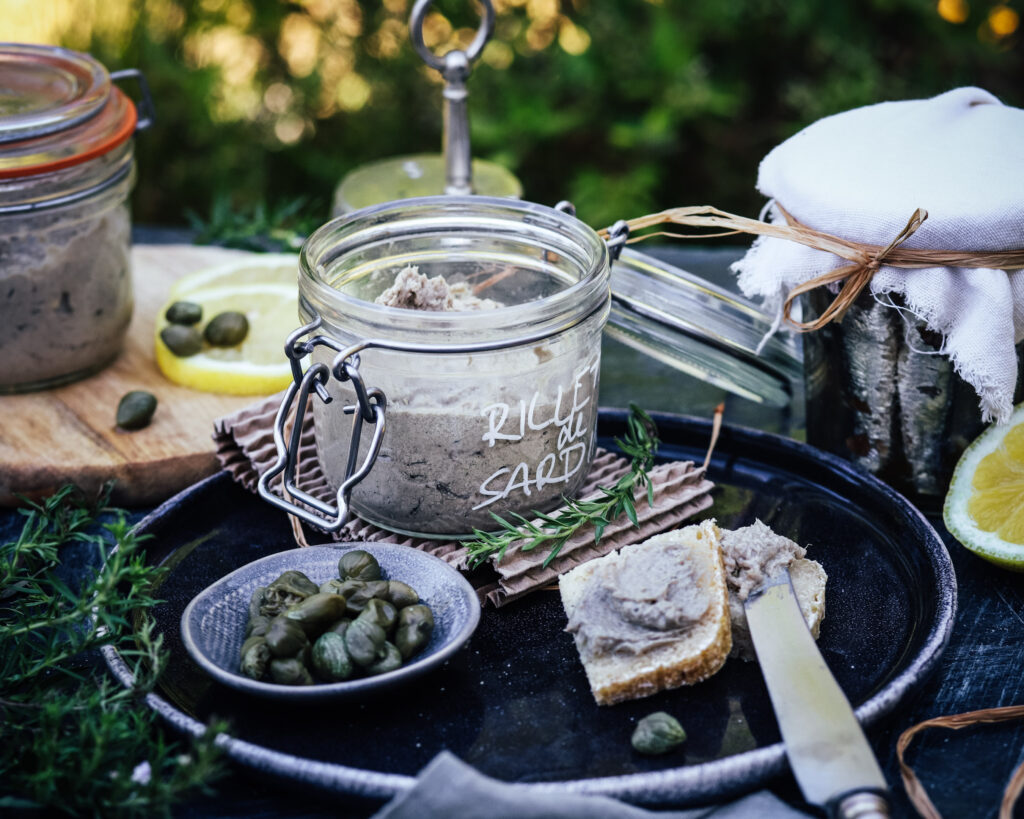 Sardines en conserve maison